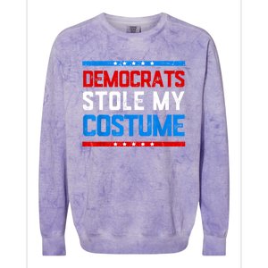 Trump 2024 Halloween Costume Democrats Stole My Costume Colorblast Crewneck Sweatshirt