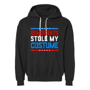 Trump 2024 Halloween Costume Democrats Stole My Costume Garment-Dyed Fleece Hoodie