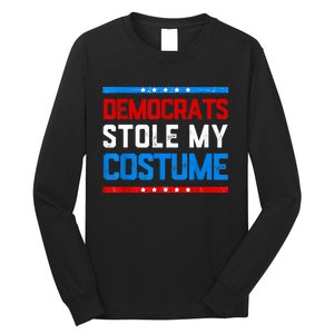 Trump 2024 Halloween Costume Democrats Stole My Costume Long Sleeve Shirt