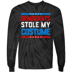 Trump 2024 Halloween Costume Democrats Stole My Costume Tie-Dye Long Sleeve Shirt