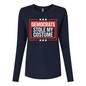 Trump 2024 Halloween Costume Democrats Stole My Costume Womens Cotton Relaxed Long Sleeve T-Shirt