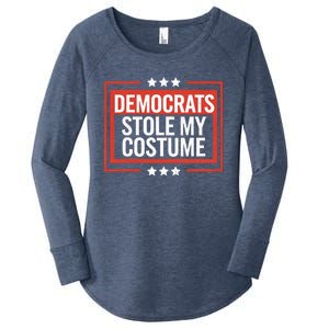 Trump 2024 Halloween Costume Democrats Stole My Costume Women's Perfect Tri Tunic Long Sleeve Shirt