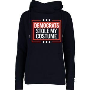 Trump 2024 Halloween Costume Democrats Stole My Costume Womens Funnel Neck Pullover Hood