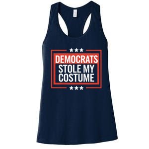 Trump 2024 Halloween Costume Democrats Stole My Costume Women's Racerback Tank