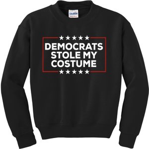 Trump 2024 Halloween Costume Democrats Stole My Costume Kids Sweatshirt