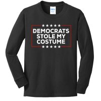 Trump 2024 Halloween Costume Democrats Stole My Costume Kids Long Sleeve Shirt