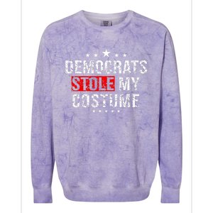 Trump 2024 Halloween Costume Democrats Stole My Costume Colorblast Crewneck Sweatshirt