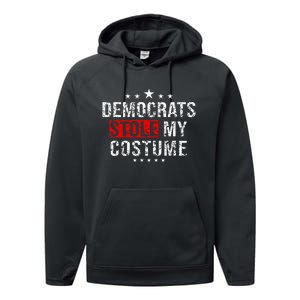 Trump 2024 Halloween Costume Democrats Stole My Costume Performance Fleece Hoodie