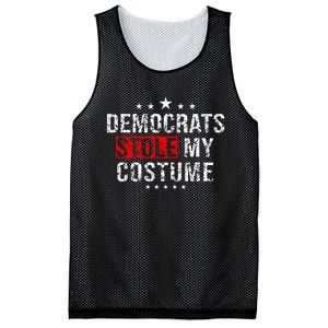 Trump 2024 Halloween Costume Democrats Stole My Costume Mesh Reversible Basketball Jersey Tank