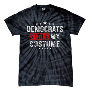 Trump 2024 Halloween Costume Democrats Stole My Costume Tie-Dye T-Shirt