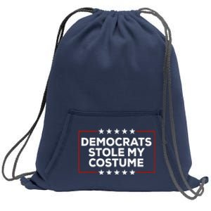 Trump 2024 Halloween Costume Democrats Stole My Costume Sweatshirt Cinch Pack Bag