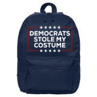 Trump 2024 Halloween Costume Democrats Stole My Costume 16 in Basic Backpack