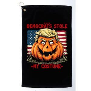 Trump 2024 Halloween Costume Democrats Stole My Costume Platinum Collection Golf Towel