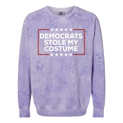 Trump 2024 Halloween Costume Democrats Stole My Costume Colorblast Crewneck Sweatshirt