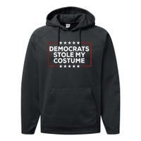 Trump 2024 Halloween Costume Democrats Stole My Costume Performance Fleece Hoodie