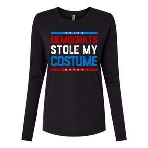 Trump 2024 Halloween Costume Democrats Stole My Costume Womens Cotton Relaxed Long Sleeve T-Shirt