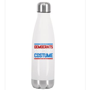 Trump 2024 Halloween Costume Democrats Stole My Costume Stainless Steel Insulated Water Bottle