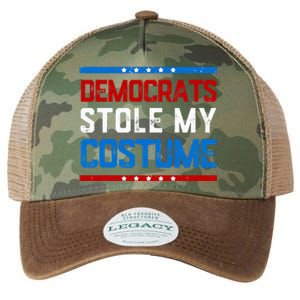 Trump 2024 Halloween Costume Democrats Stole My Costume Legacy Tie Dye Trucker Hat