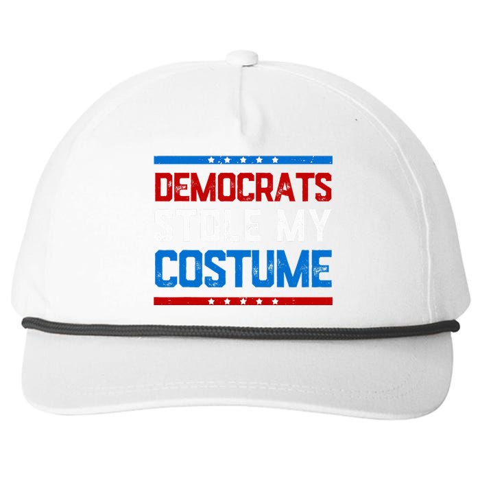 Trump 2024 Halloween Costume Democrats Stole My Costume Snapback Five-Panel Rope Hat