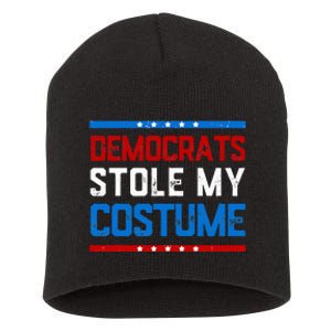 Trump 2024 Halloween Costume Democrats Stole My Costume Short Acrylic Beanie