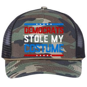 Trump 2024 Halloween Costume Democrats Stole My Costume Retro Rope Trucker Hat Cap