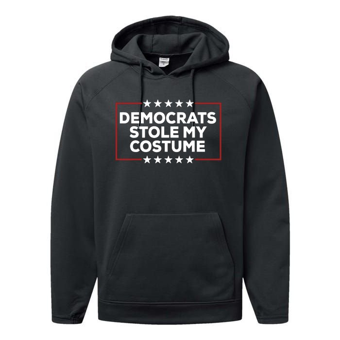 Trump 2024 Halloween Costume Democrats Stole My Costume Performance Fleece Hoodie