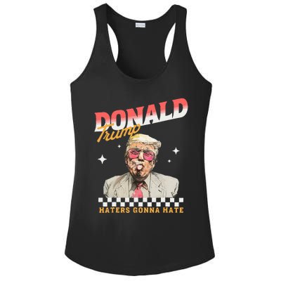 Trump 2024 Haters Gonna Hate Ladies PosiCharge Competitor Racerback Tank