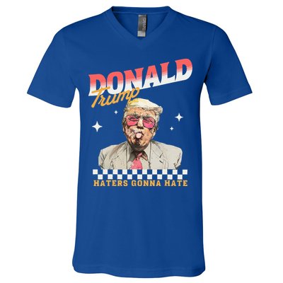 Trump 2024 Haters Gonna Hate V-Neck T-Shirt