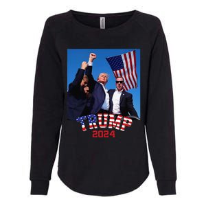 Trump 2024 HeLl Never Stop Fighting To Save America Womens California Wash Sweatshirt