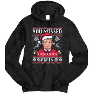 Trump 2024 ILl Be Home For Christmas Tie Dye Hoodie