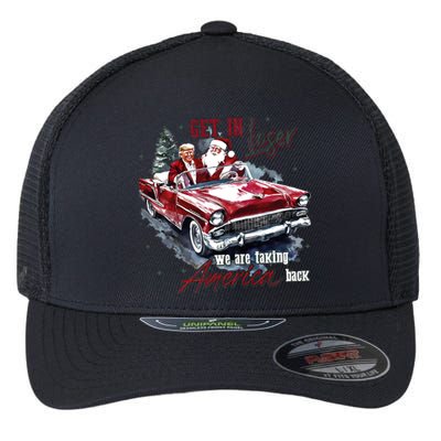 Trump 2024 ILl Be Home For Christmas Flexfit Unipanel Trucker Cap