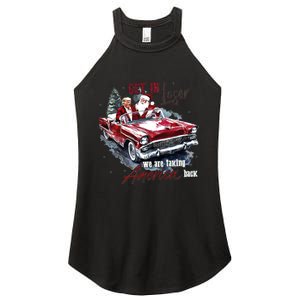 Trump 2024 ILl Be Home For Christmas Women's Perfect Tri Rocker Tank