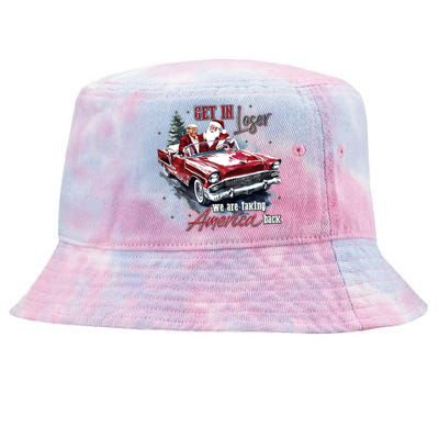 Trump 2024 ILl Be Home For Christmas Tie-Dyed Bucket Hat