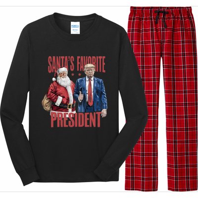 Trump 2024 ILl Be Home For Christmas Long Sleeve Pajama Set