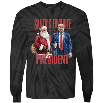 Trump 2024 ILl Be Home For Christmas Tie-Dye Long Sleeve Shirt