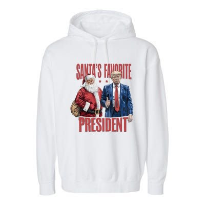 Trump 2024 ILl Be Home For Christmas Garment-Dyed Fleece Hoodie