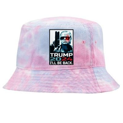 Trump 2024 | I'll Be Back | Elect Donald Trump 2024 Election Tie-Dyed Bucket Hat