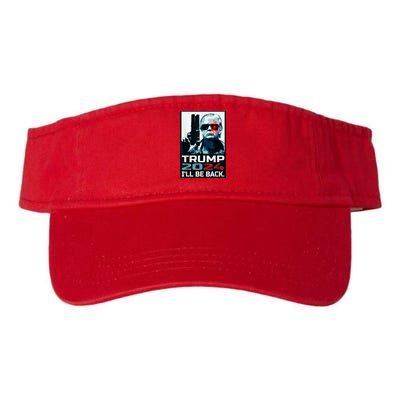 Trump 2024 | I'll Be Back | Elect Donald Trump 2024 Election Valucap Bio-Washed Visor