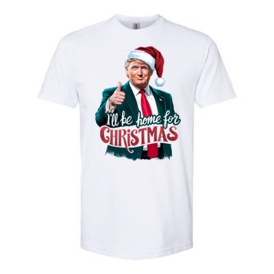 Trump 2024 ILl Be Home For Christmas Softstyle CVC T-Shirt