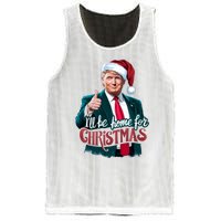 Trump 2024 ILl Be Home For Christmas Mesh Reversible Basketball Jersey Tank