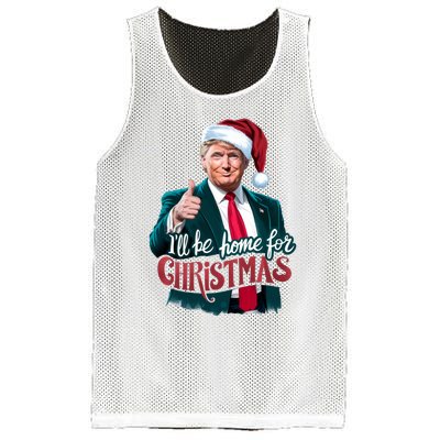 Trump 2024 ILl Be Home For Christmas Mesh Reversible Basketball Jersey Tank