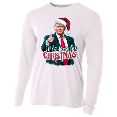 Trump 2024 ILl Be Home For Christmas Cooling Performance Long Sleeve Crew