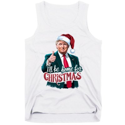 Trump 2024 ILl Be Home For Christmas Tank Top