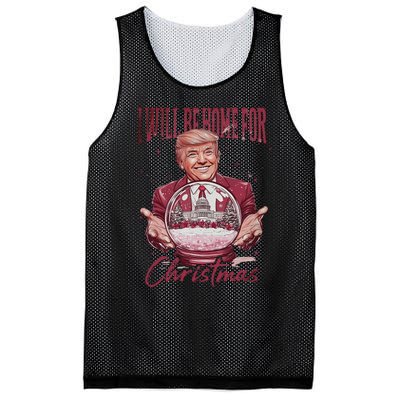 Trump 2024 ILl Be Home For Christmas Mesh Reversible Basketball Jersey Tank