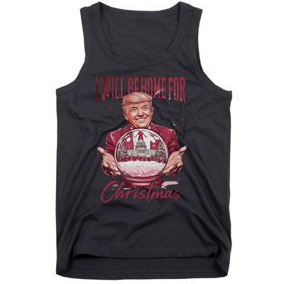 Trump 2024 ILl Be Home For Christmas Tank Top