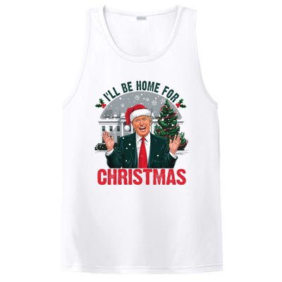 Trump 2024 ILl Be Home For Christmas Funny Santa Claus PosiCharge Competitor Tank