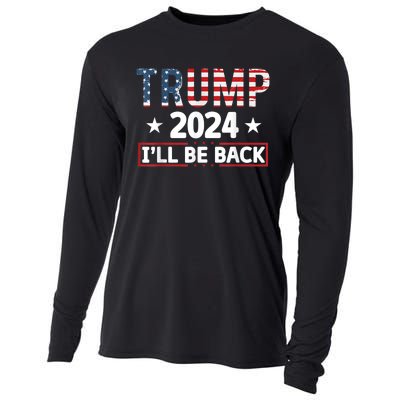 Trump 2024 Ill Be Back Will Support Cooling Performance Long Sleeve Crew