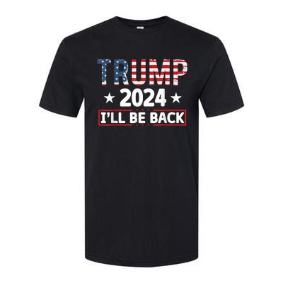 Trump 2024 Ill Be Back Will Support Softstyle CVC T-Shirt