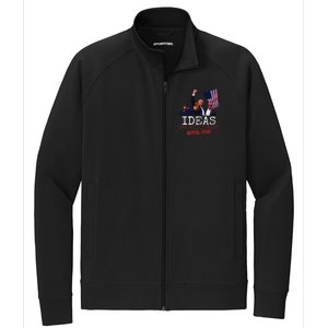 Trump 2024 Ideas Are Bulletproof Trump 2024 Stretch Full-Zip Cadet Jacket