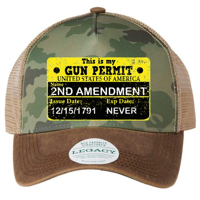 The 2a Is My Gun Permit Proud American Pro 2nd Amendment Legacy Tie Dye Trucker Hat
